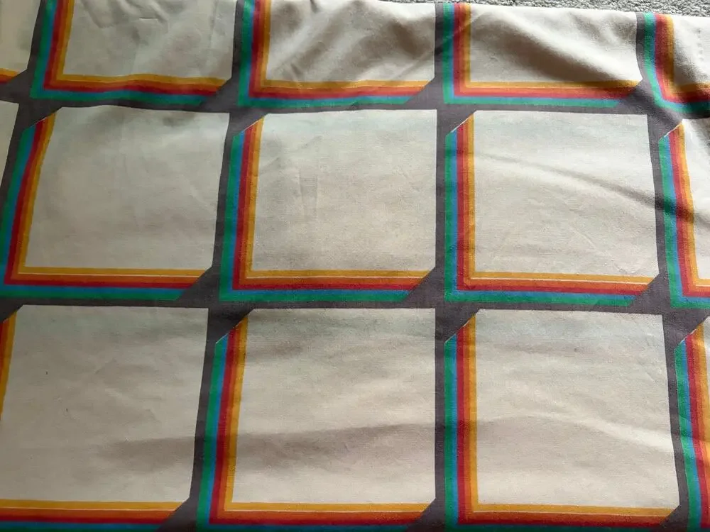 Vintage Martex 1970's queen size flat sheet